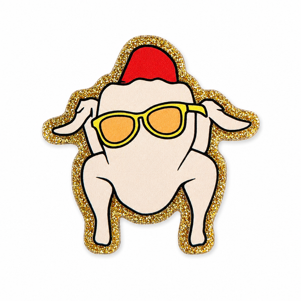 Friendsgiving Turkey | Plastic Add-On - BadgeSmith