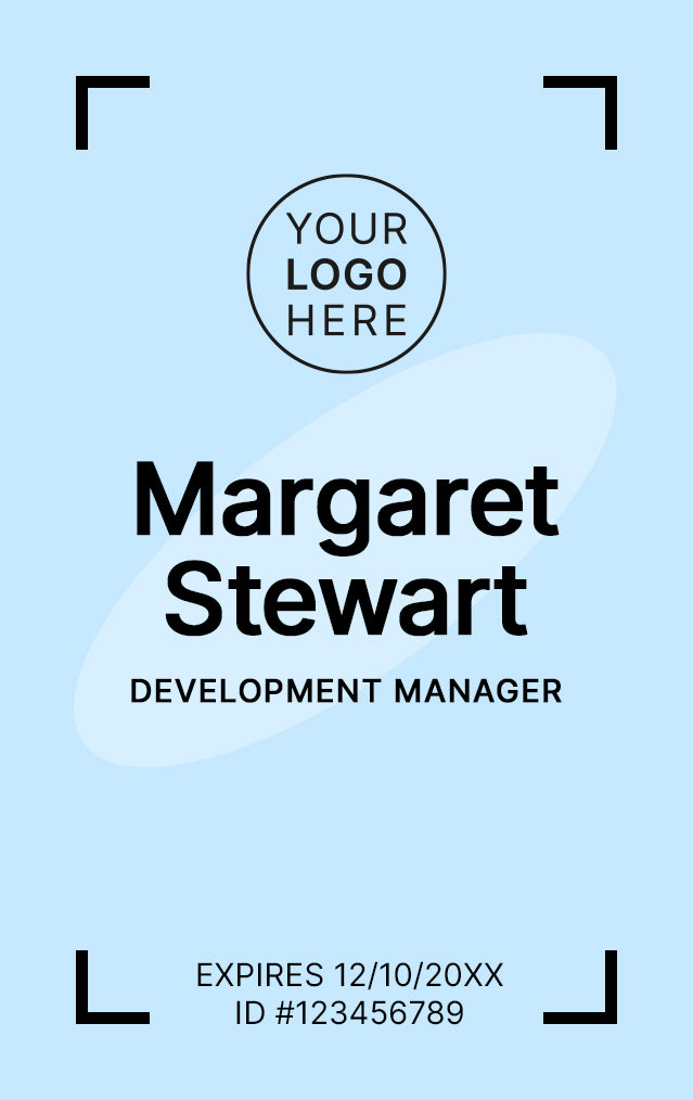 Personalized Staff ID Badge - Custom Employee Identification Card - BadgeSmith