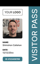 Load image into Gallery viewer, Elegant Corporate Badge - Custom Logo ID - BadgeSmith
