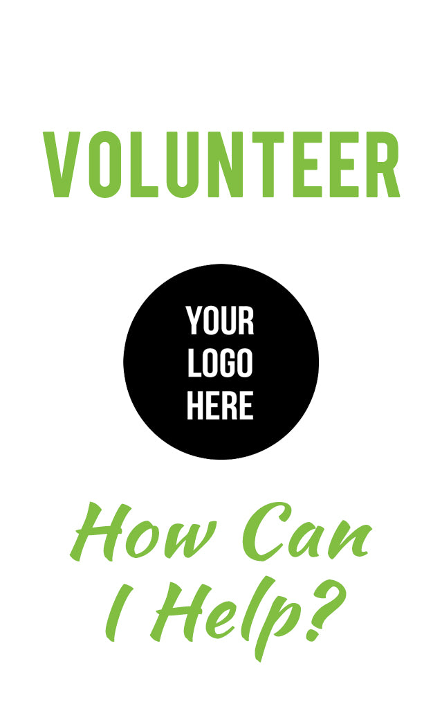 Generic Volunteer Hall Pass - School or Organization - BadgeSmith