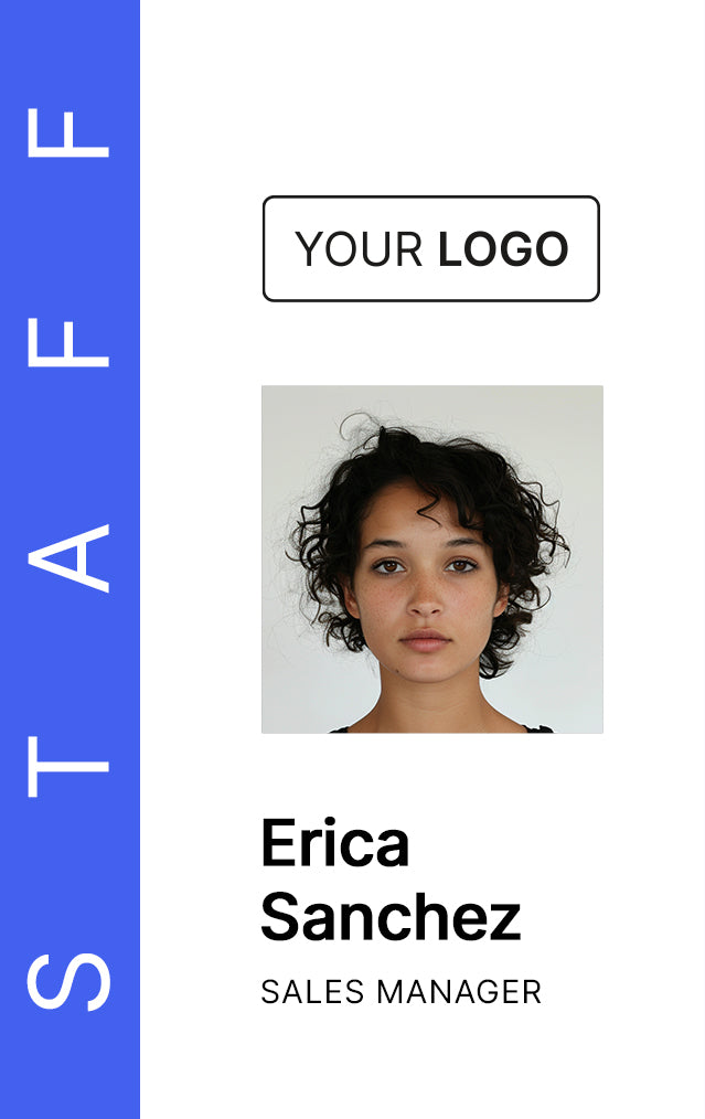 Staff Photo ID Badge - Personalized Design - BadgeSmith