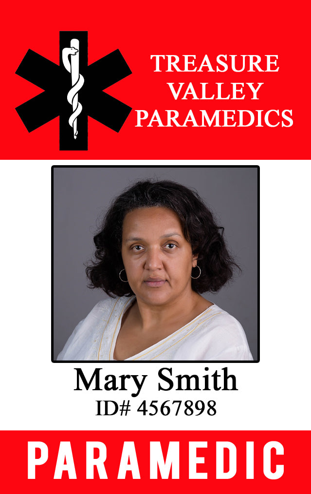 Paramedic ID Badge - BadgeSmith