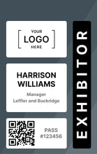 Load image into Gallery viewer, Deluxe Exhibitor Badge - Custom Design - BadgeSmith
