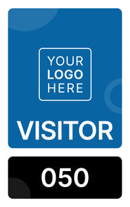 Corporate Visitor Badge - Customizable Event Entry Pass - BadgeSmith