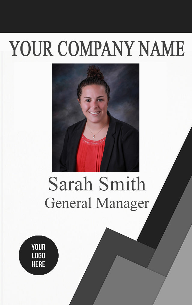 Corporate Employee ID Badge - Customizable Staff ID Card - BadgeSmith