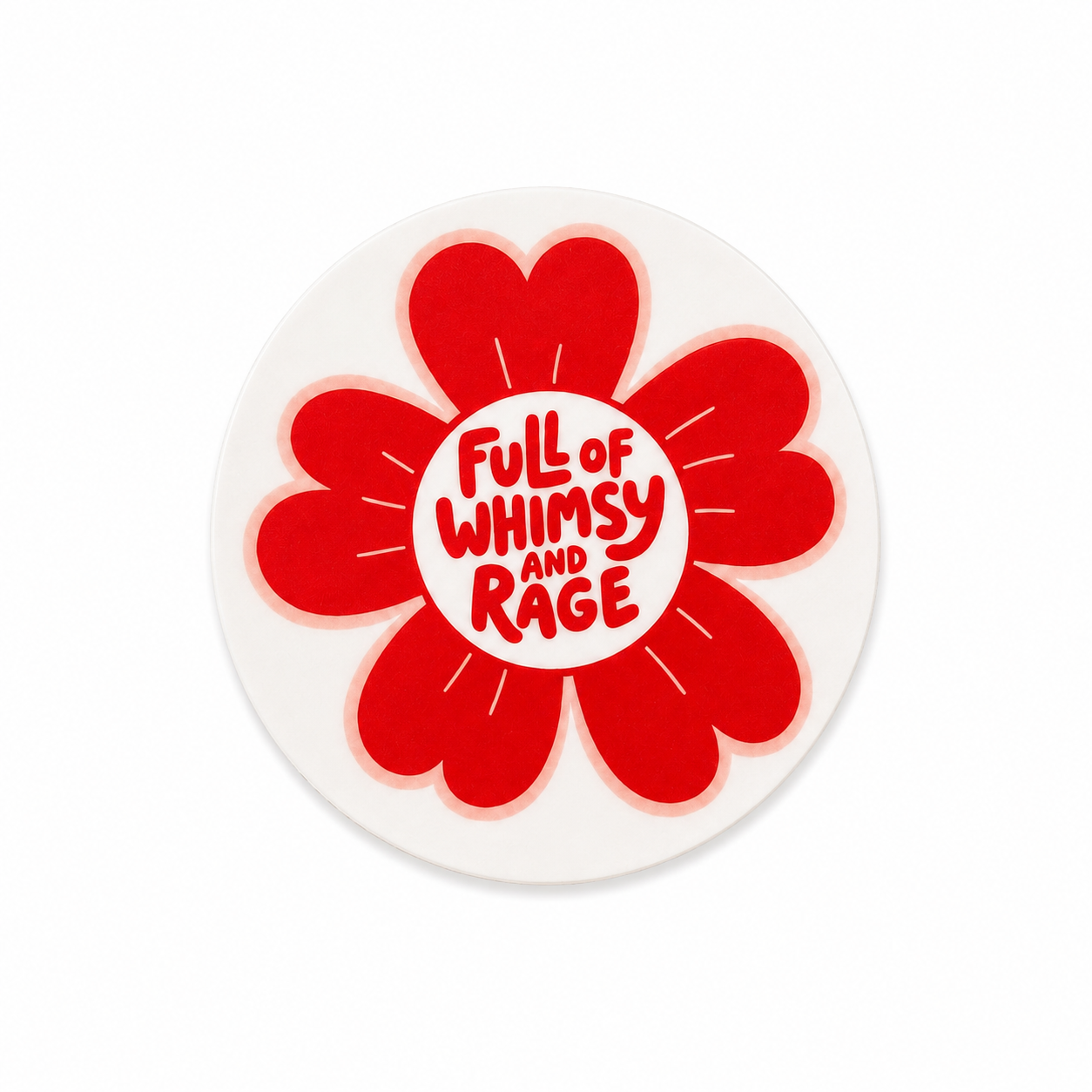 Full Of Whimsy And Rage | Plastic Add-On - BadgeSmith