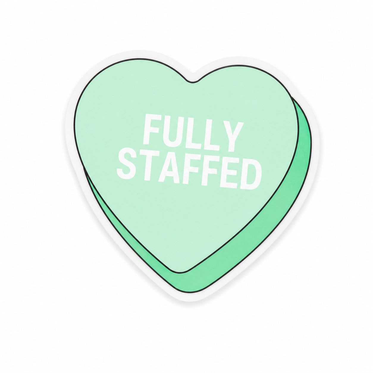 Fully Staffed | Plastic Add-On - BadgeSmith