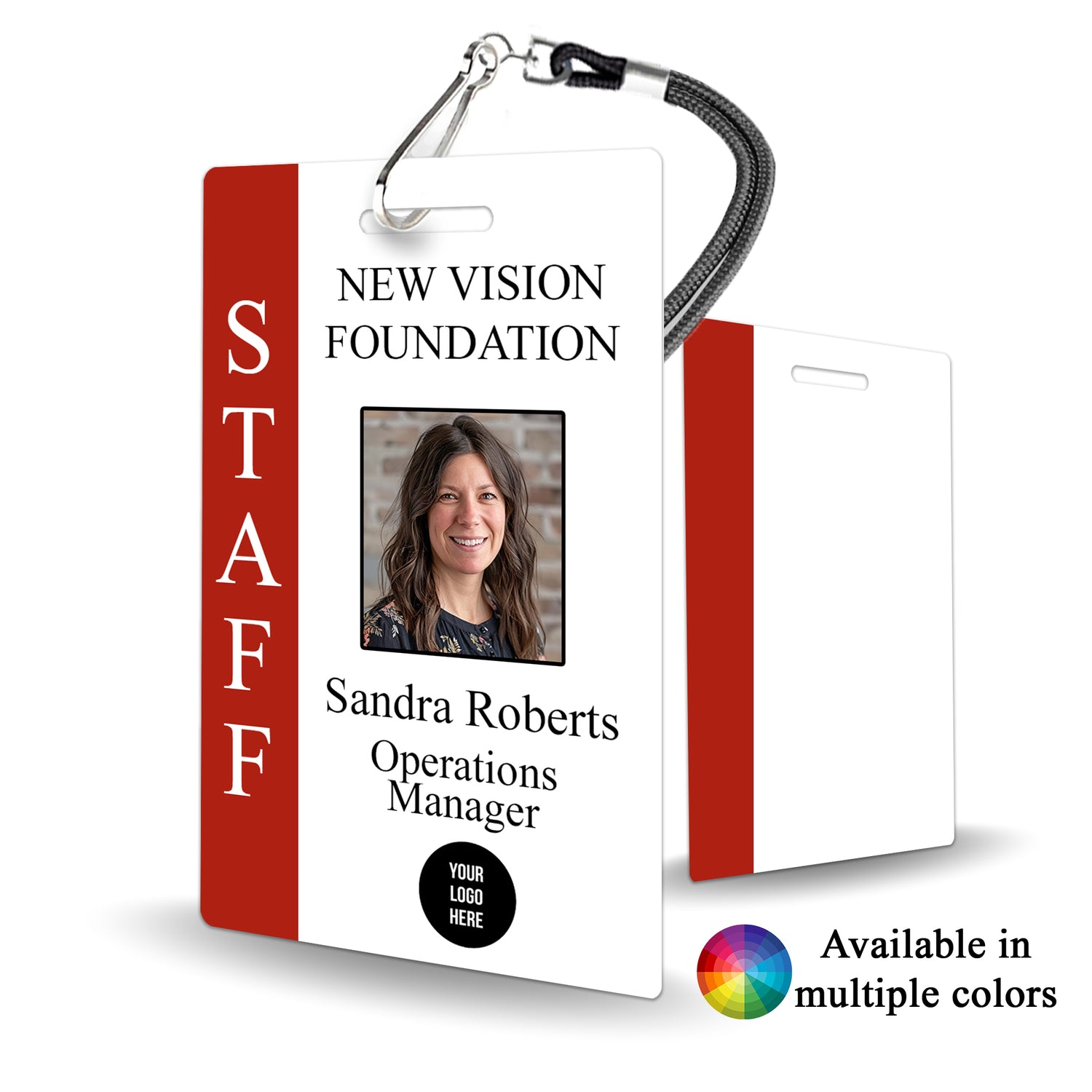Fundraising Staff Badge for Non-Profit Custom - BadgeSmith
