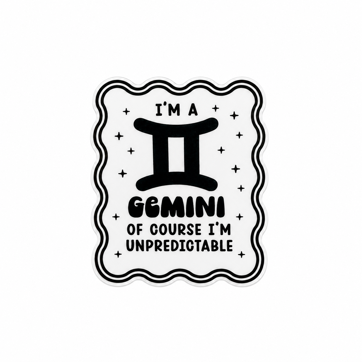Gemini Sign | Plastic Add-On - BadgeSmith