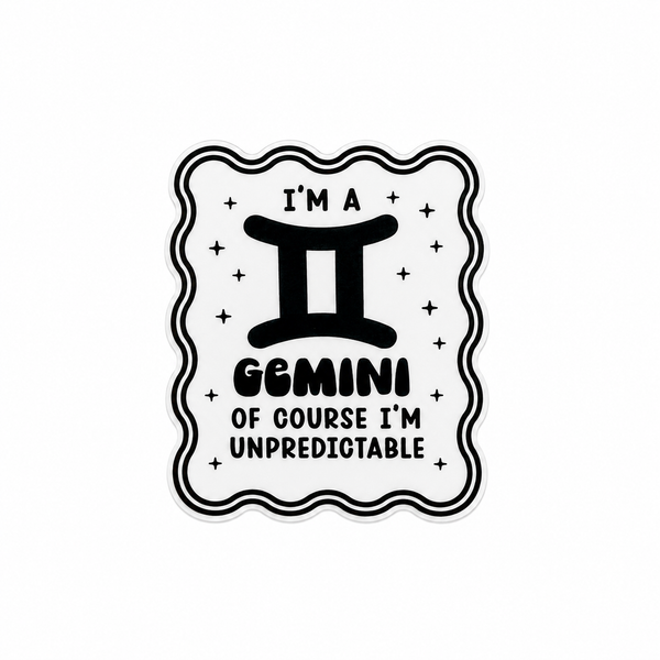 Gemini Sign | Plastic Add-On - BadgeSmith