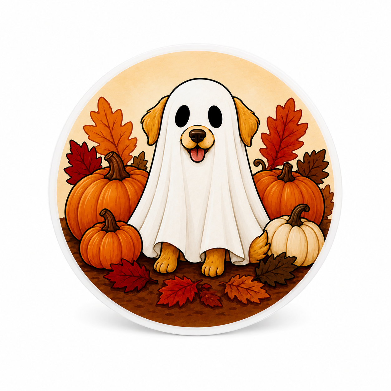 Ghost Dog | Plastic Add-On - BadgeSmith