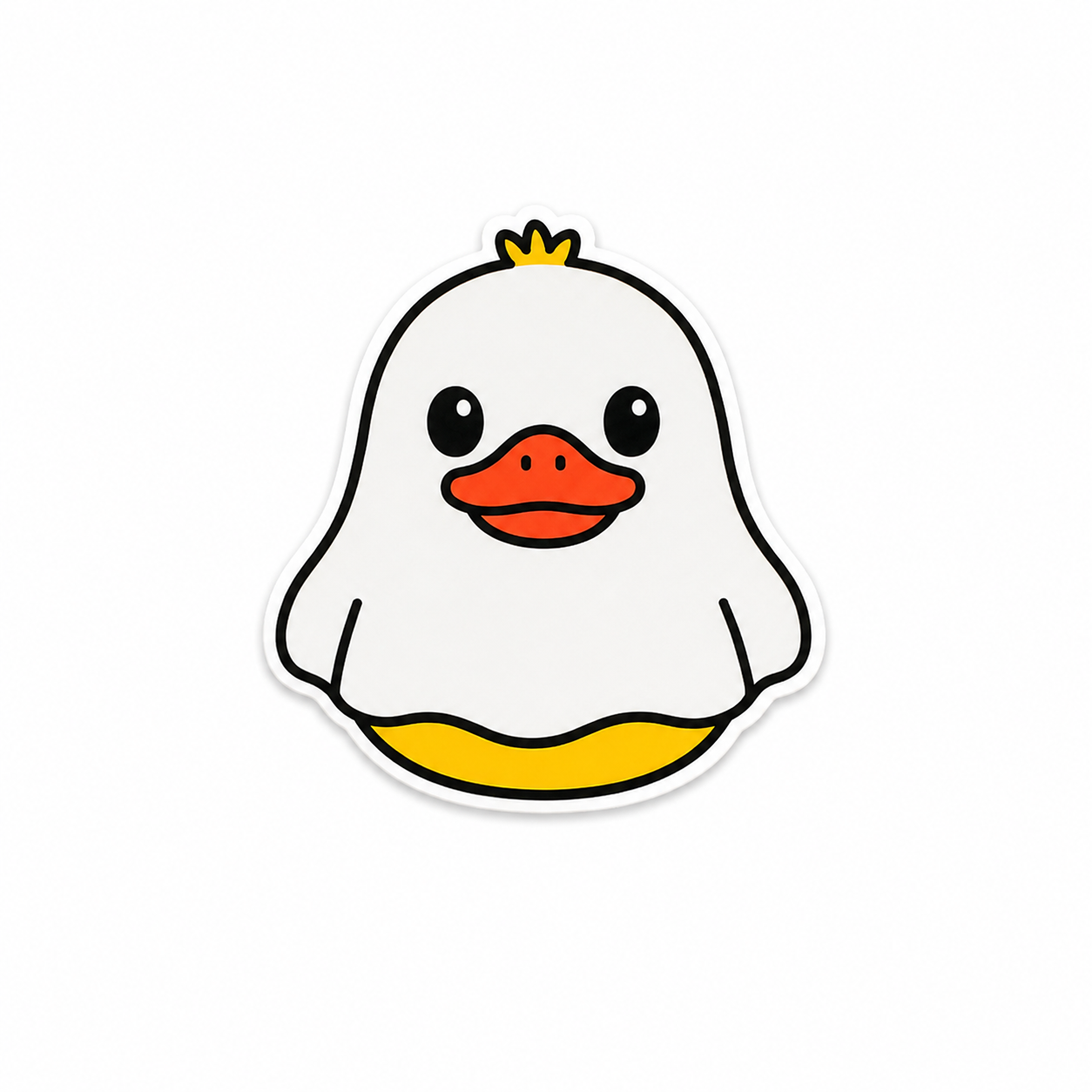 Ghost Duck Halloween | Plastic Add-On - BadgeSmith