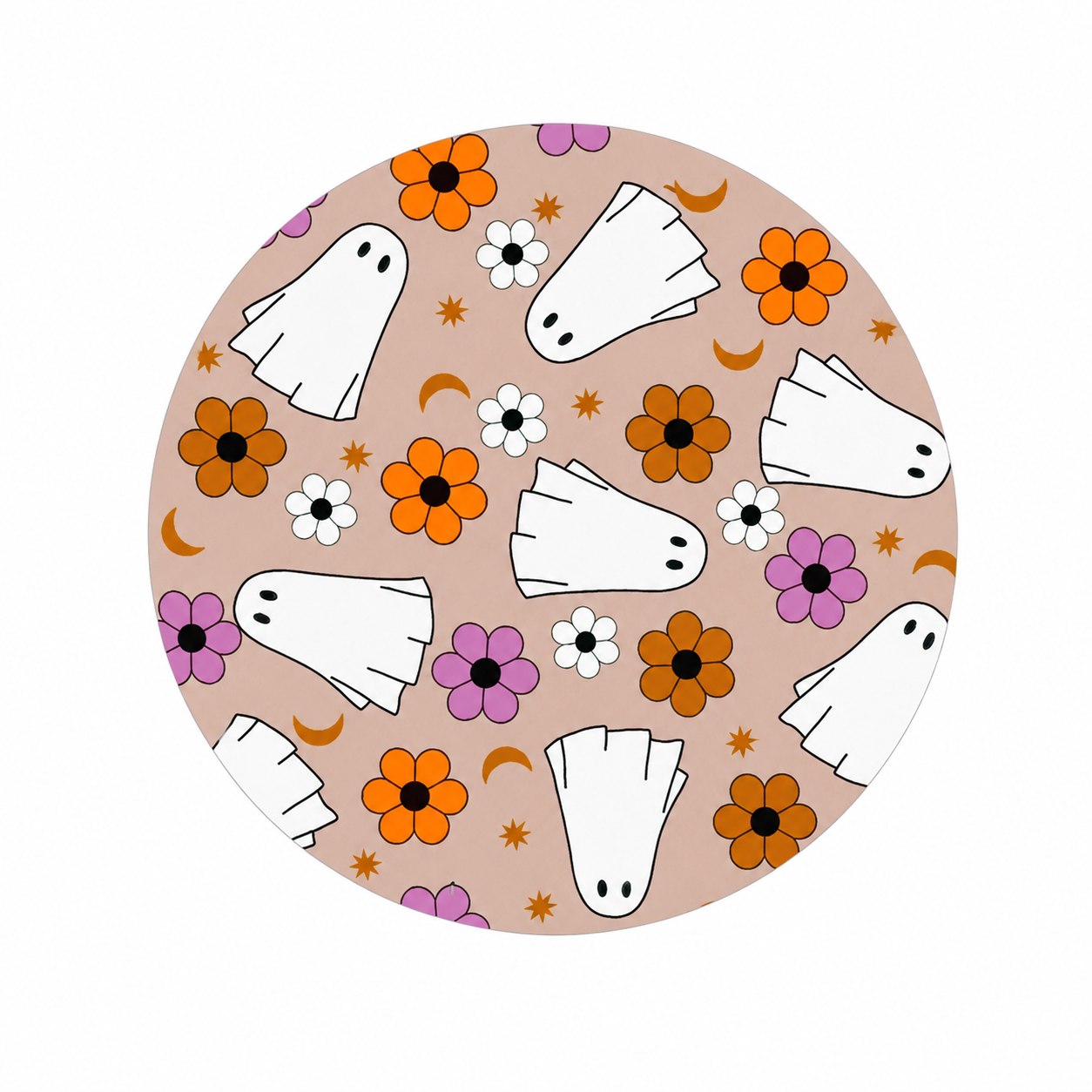 Ghost Flower Pattern | Hard Board Add-On - BadgeSmith