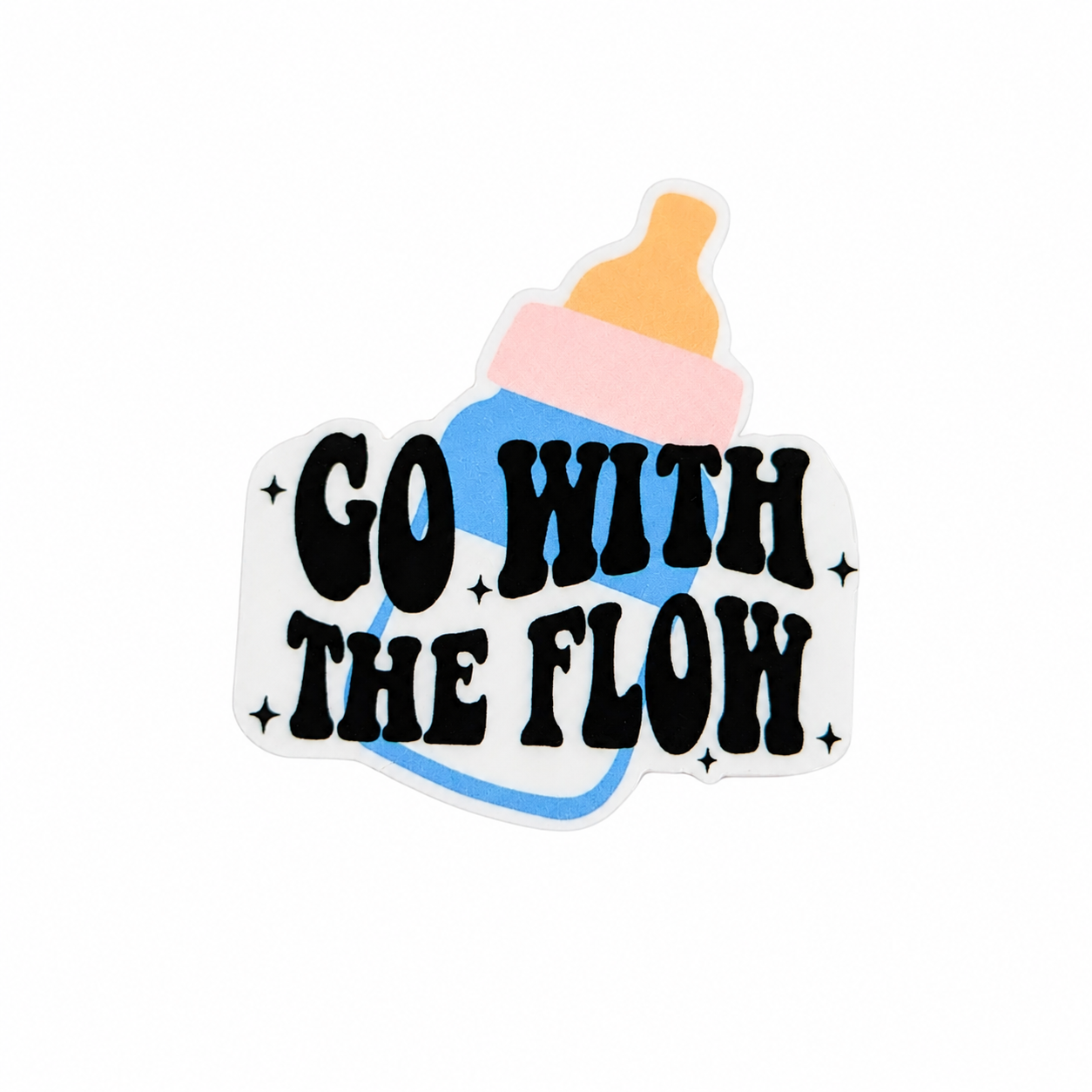 Go With The Flow | Plastic Add-On - BadgeSmith