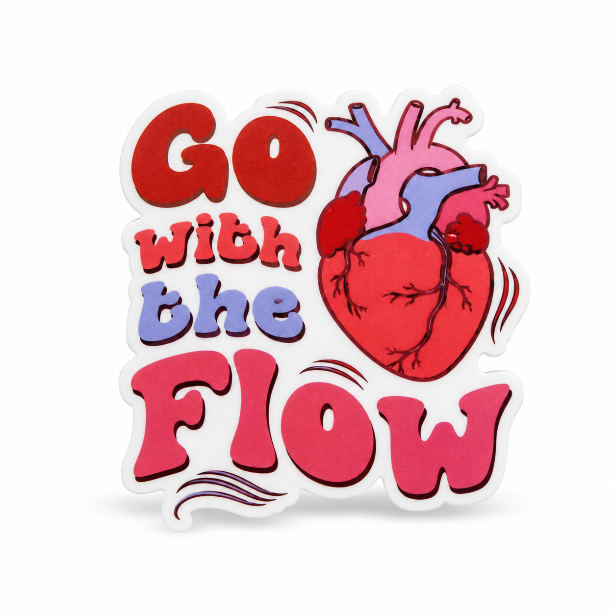 GO with the FLOW | Plastic Add-On - BadgeSmith