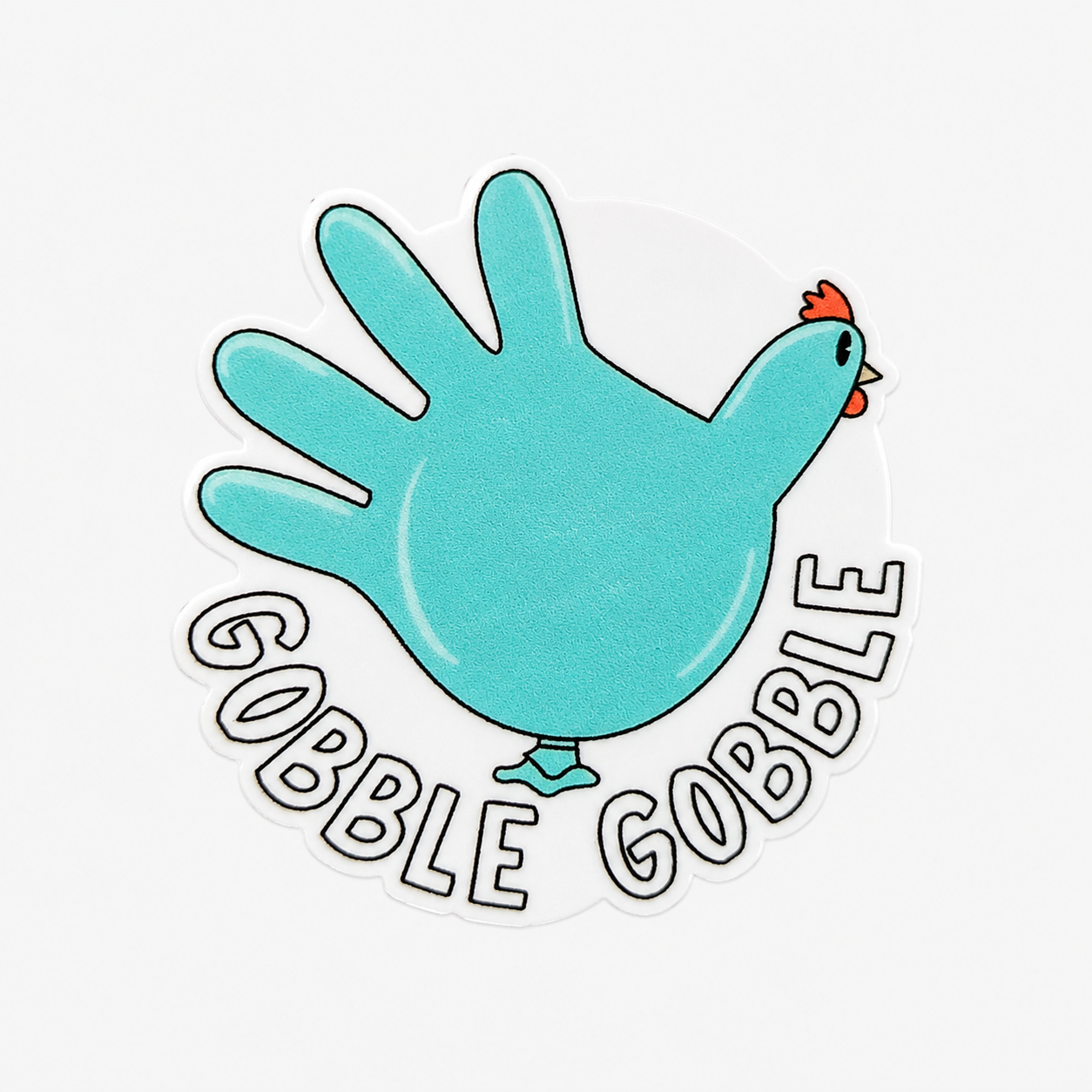 Gobble Gobble | Plastic Add-On - BadgeSmith