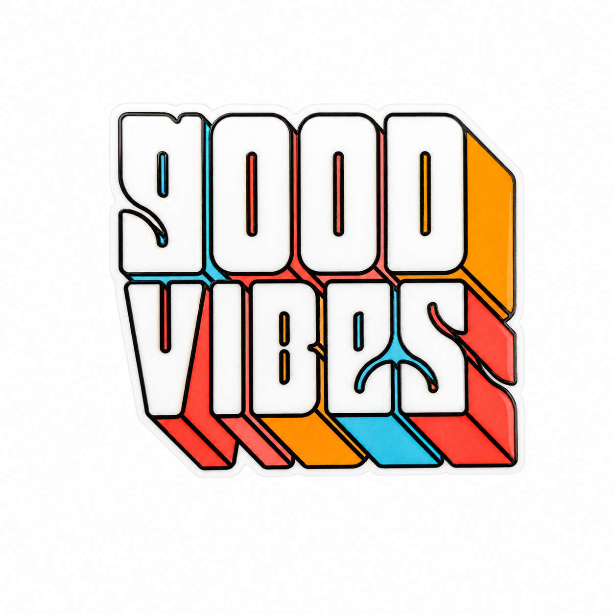 Good Vibes | Plastic Add-On - BadgeSmith