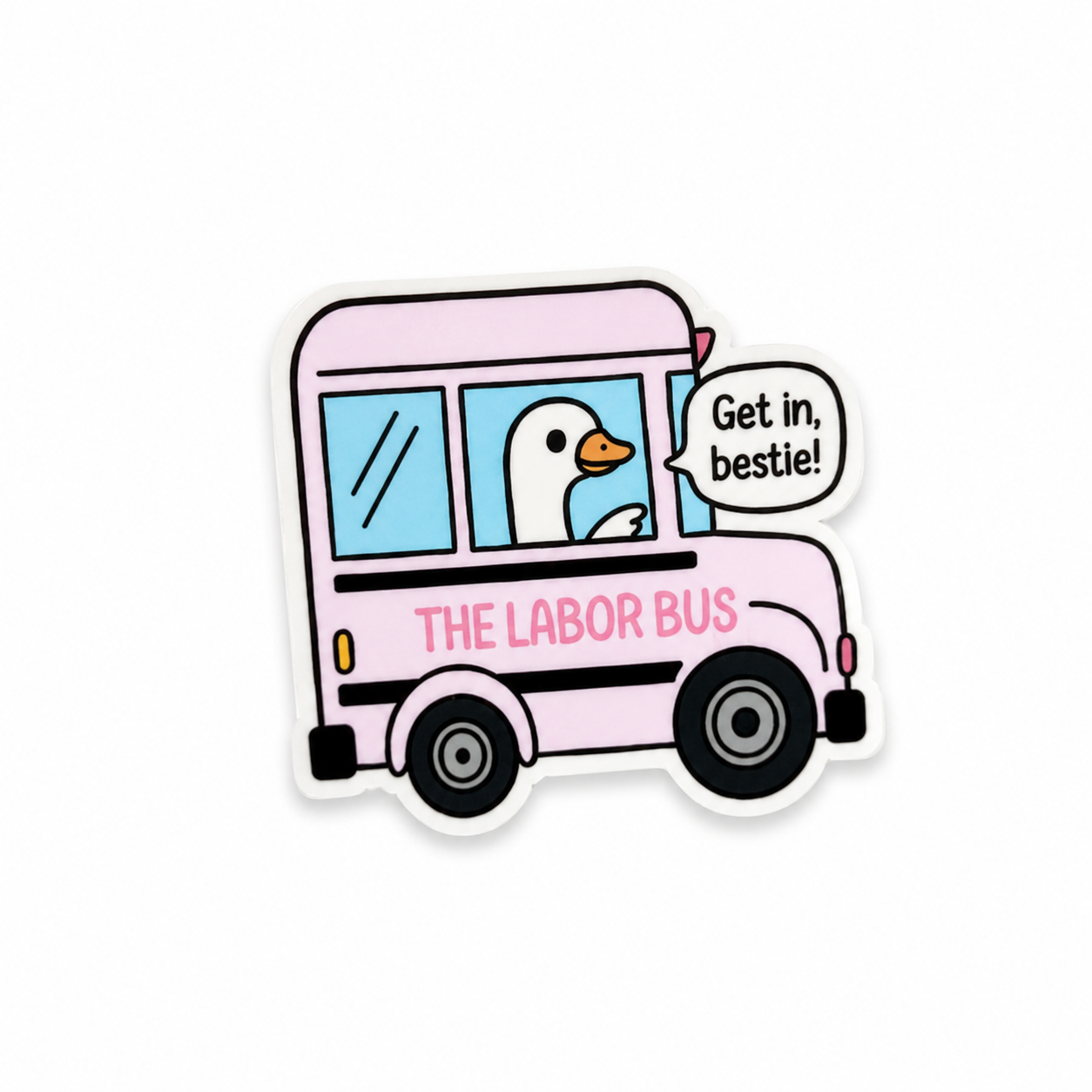 Goose Labor Bus | Plastic Add-On - BadgeSmith