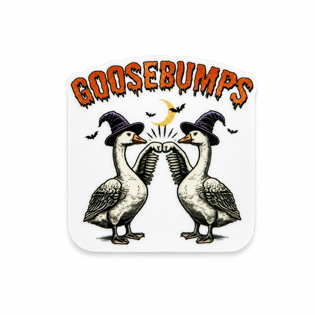 Goosebumps Halloween Goose | Plastic Add-On - BadgeSmith
