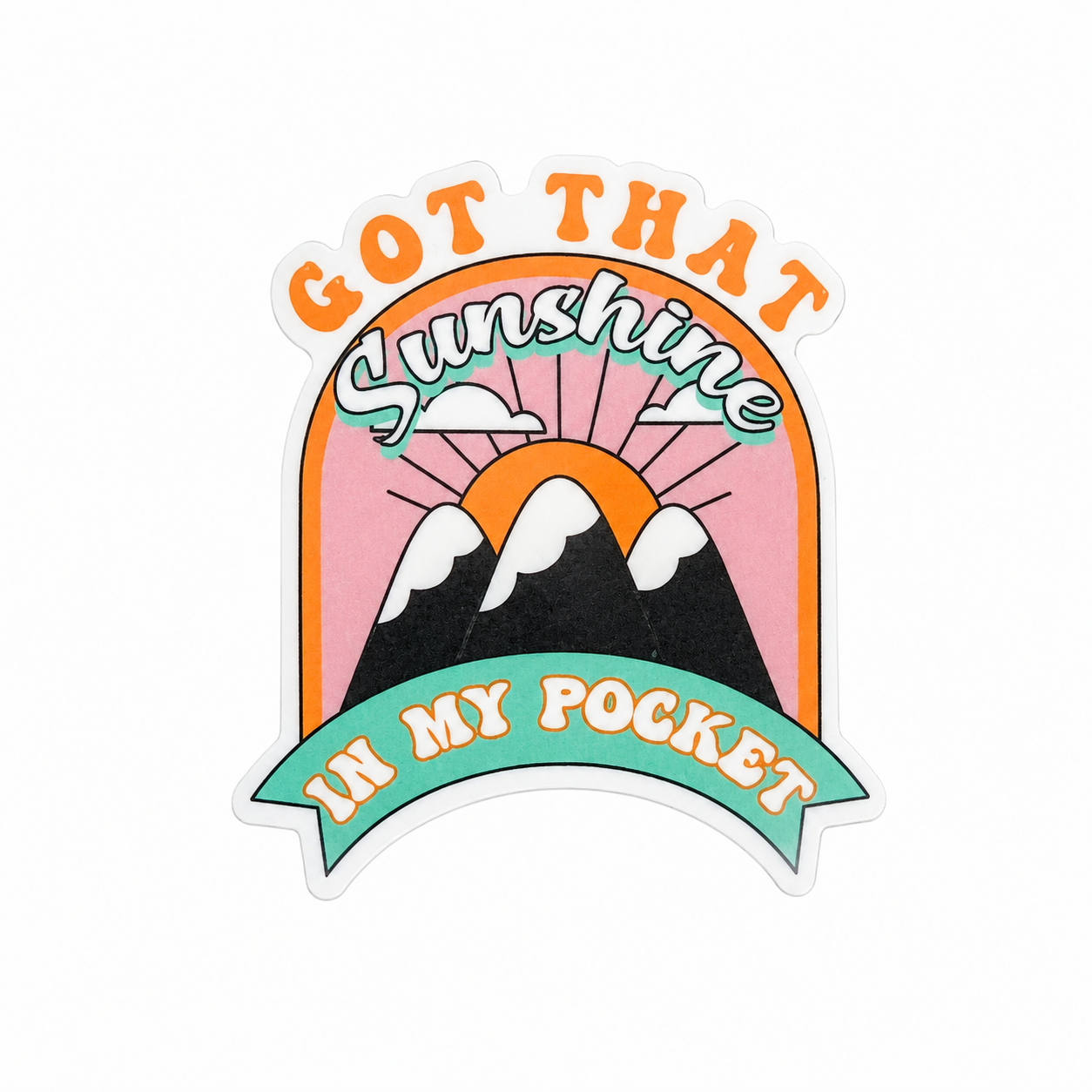 Sunshine In My Pocket | Plastic Add-On - BadgeSmith