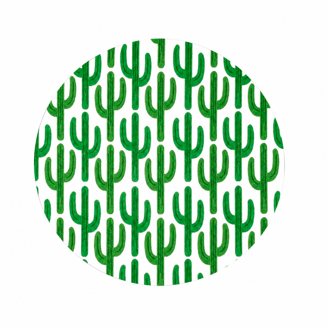 Green Cactus | Hard Board Add-On - BadgeSmith