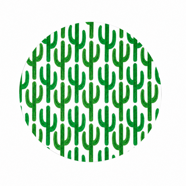 Green Cactus | Hard Board Add-On - BadgeSmith