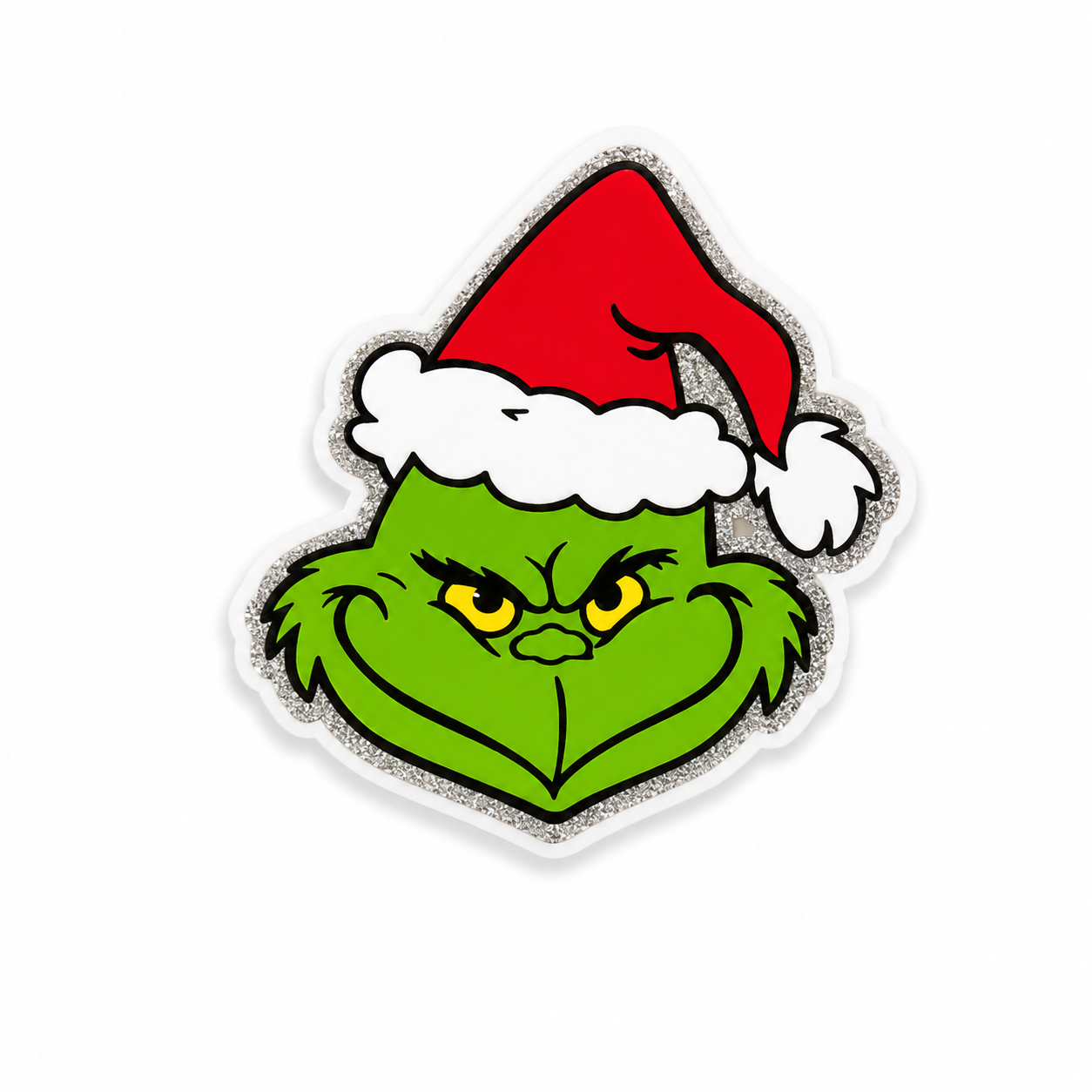 Grinch Christmas | Plastic Add-On - BadgeSmith