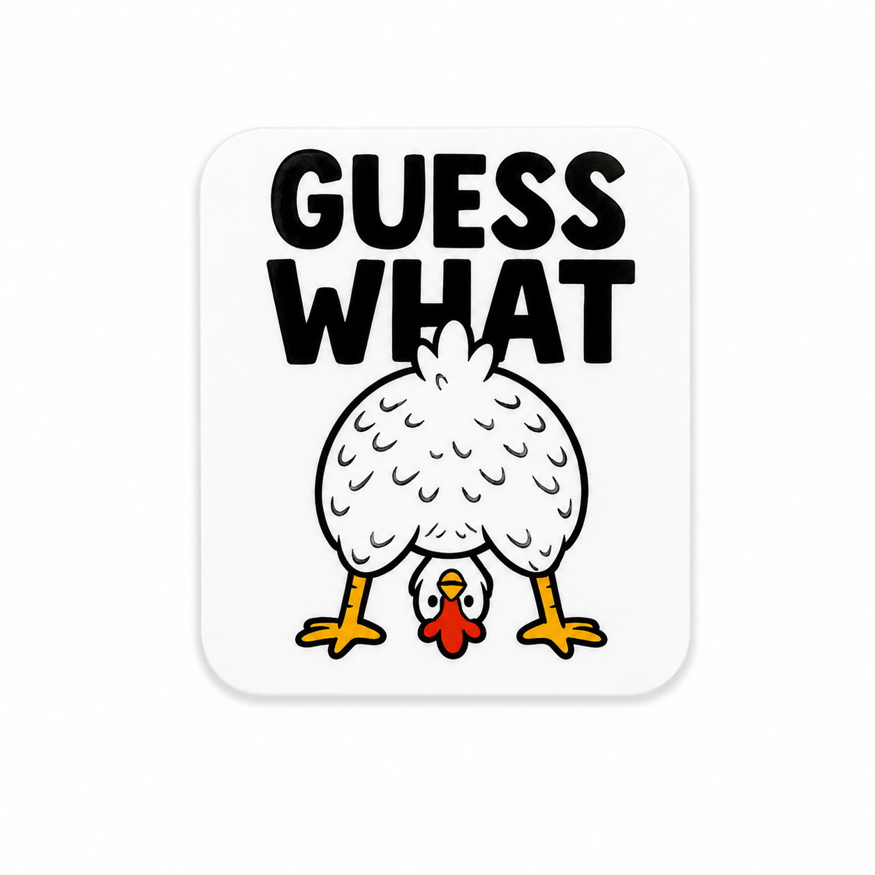 Guess What? | Plastic Add-On - BadgeSmith