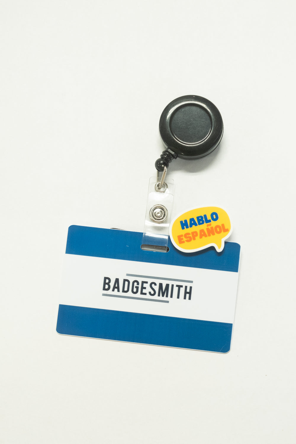 “Hablo Español” Badge Charm