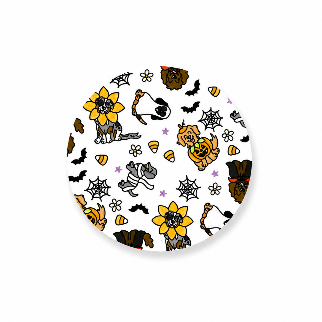 Halloween Dogs | Hard Board Add-On - BadgeSmith