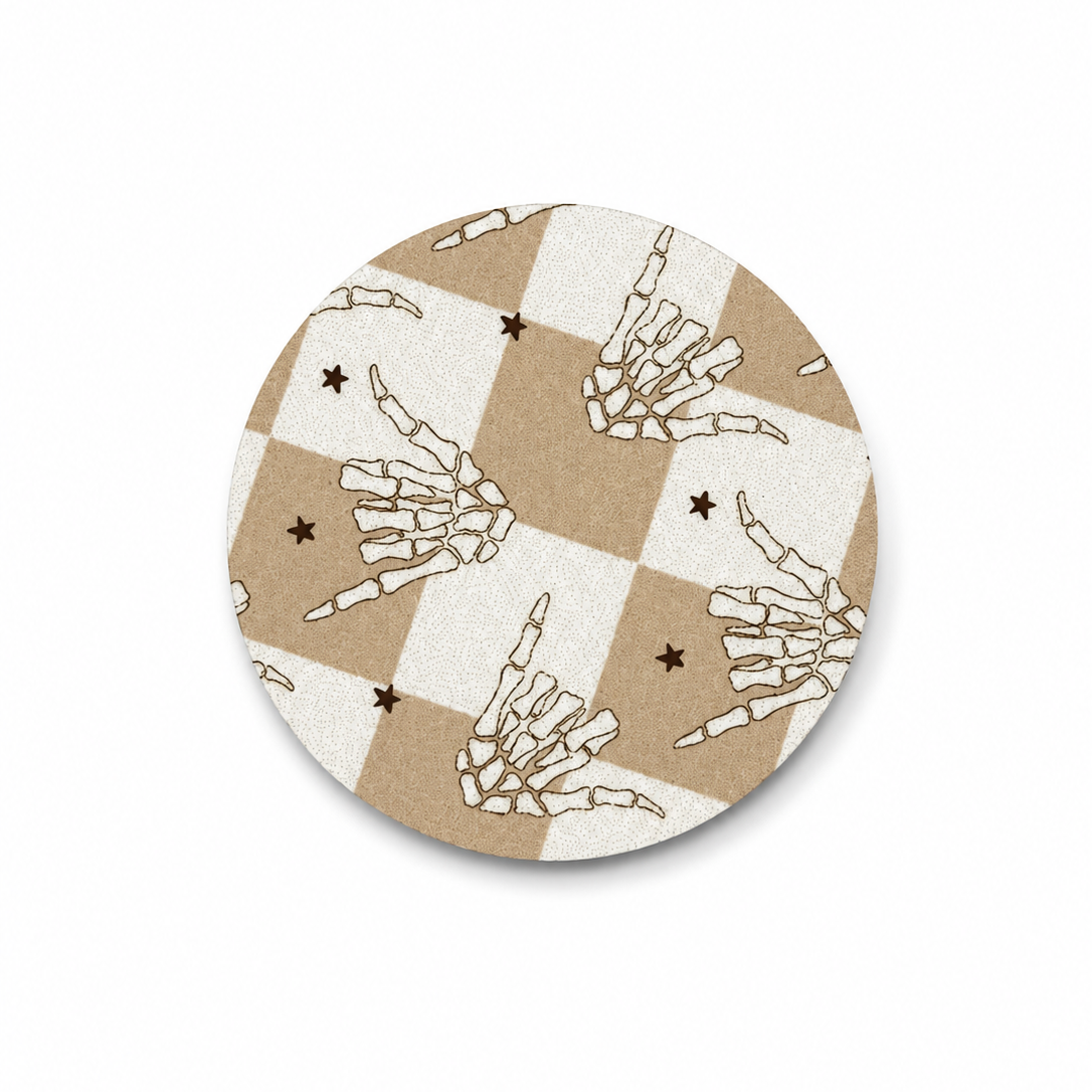 Hang Ten Skeleton | Hard Board Add-On - BadgeSmith