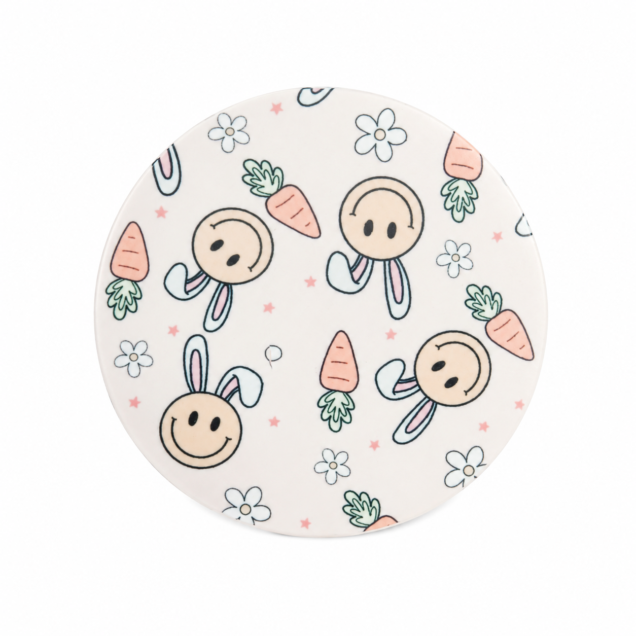 Happy Bunny Faces | Hard Board Add-On - BadgeSmith