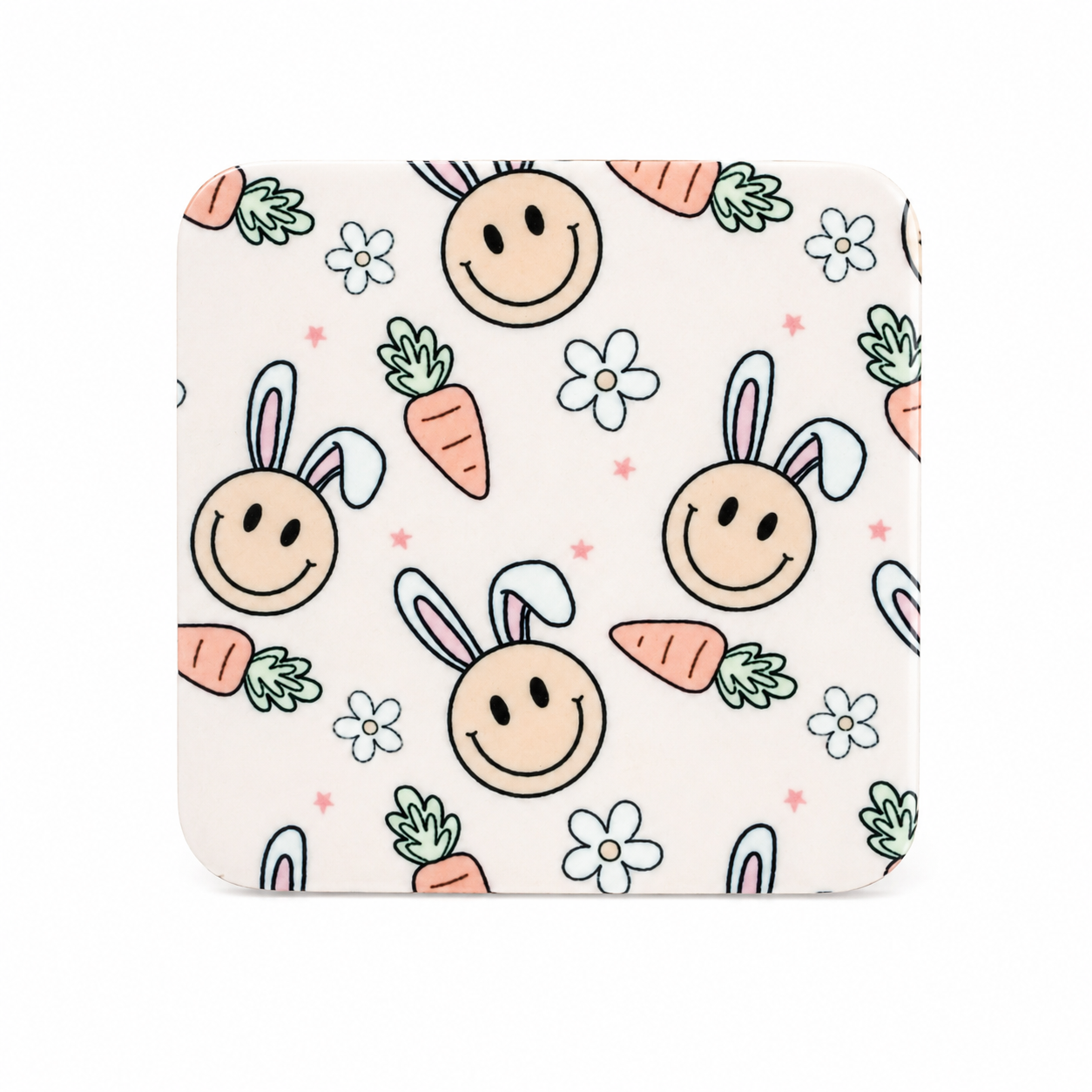 Happy Bunny Faces | Hard Board Add-On