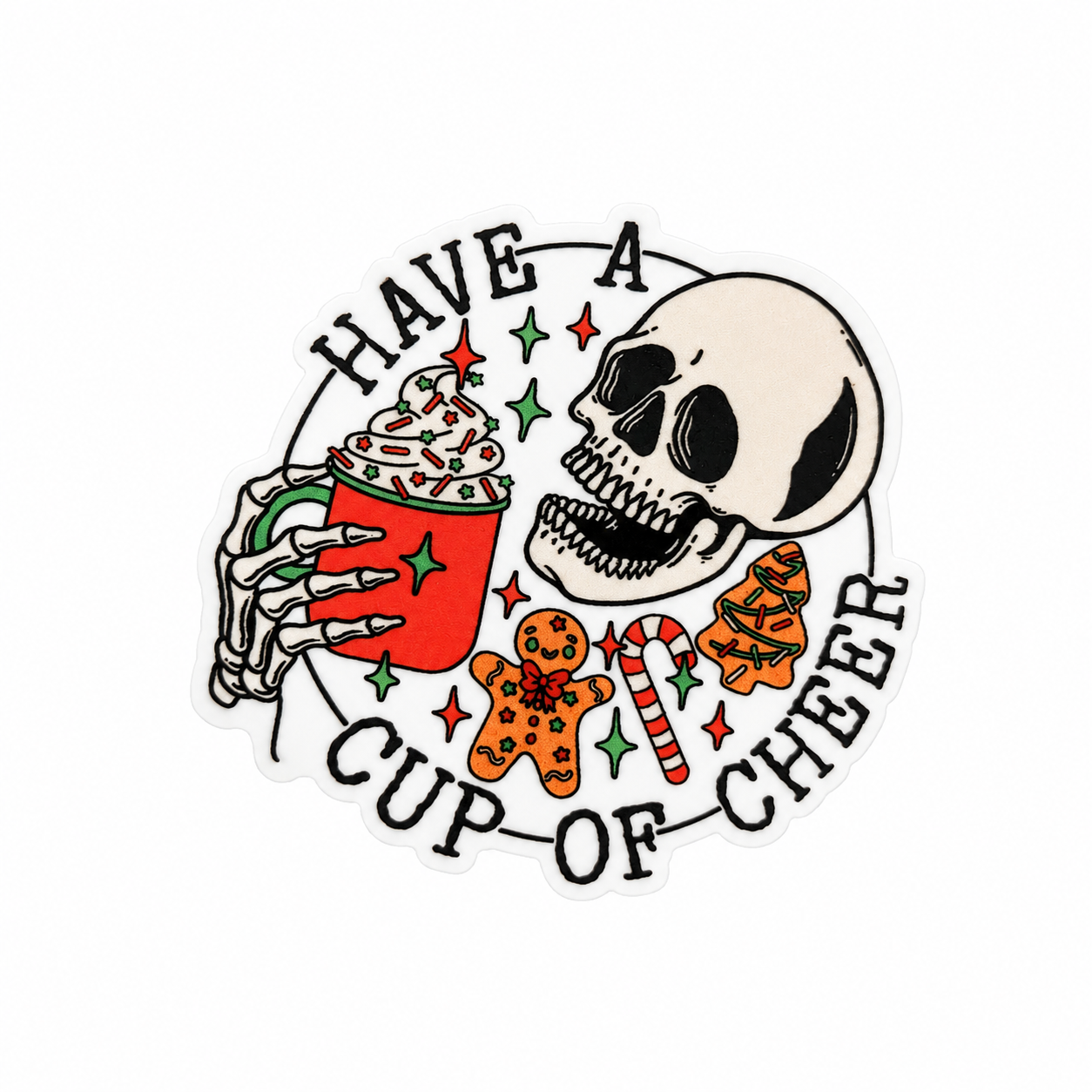 Cup of Cheer | Plastic Add-On - BadgeSmith