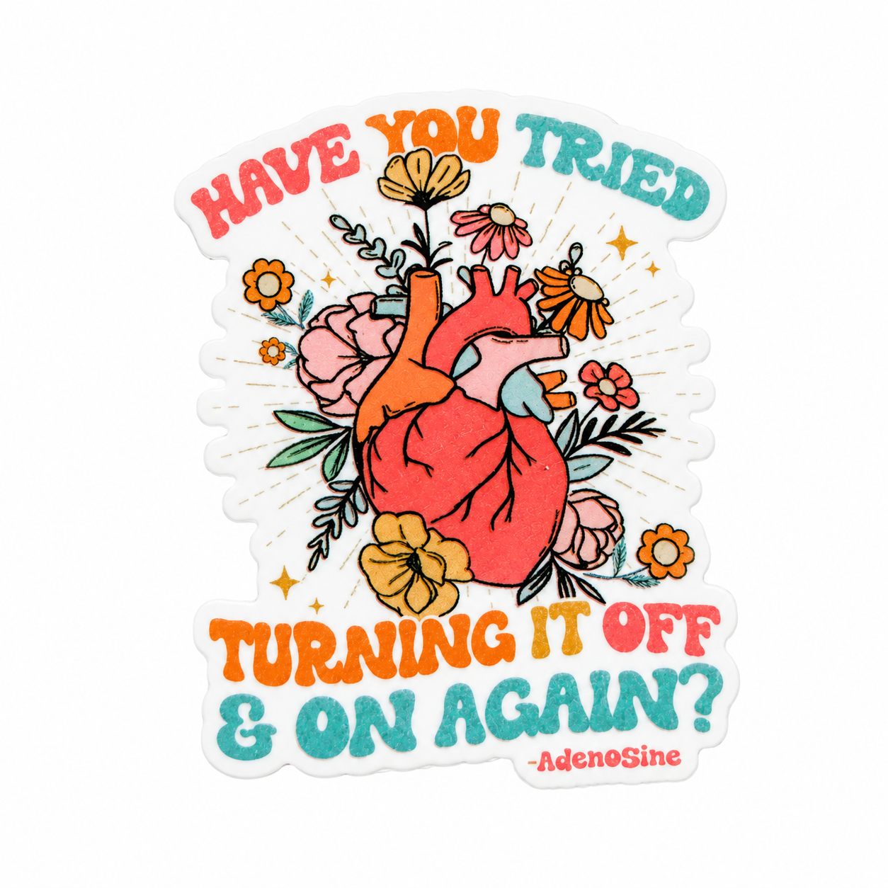 Have You Tried Turning It Off and On again | Plastic Add-On - BadgeSmith