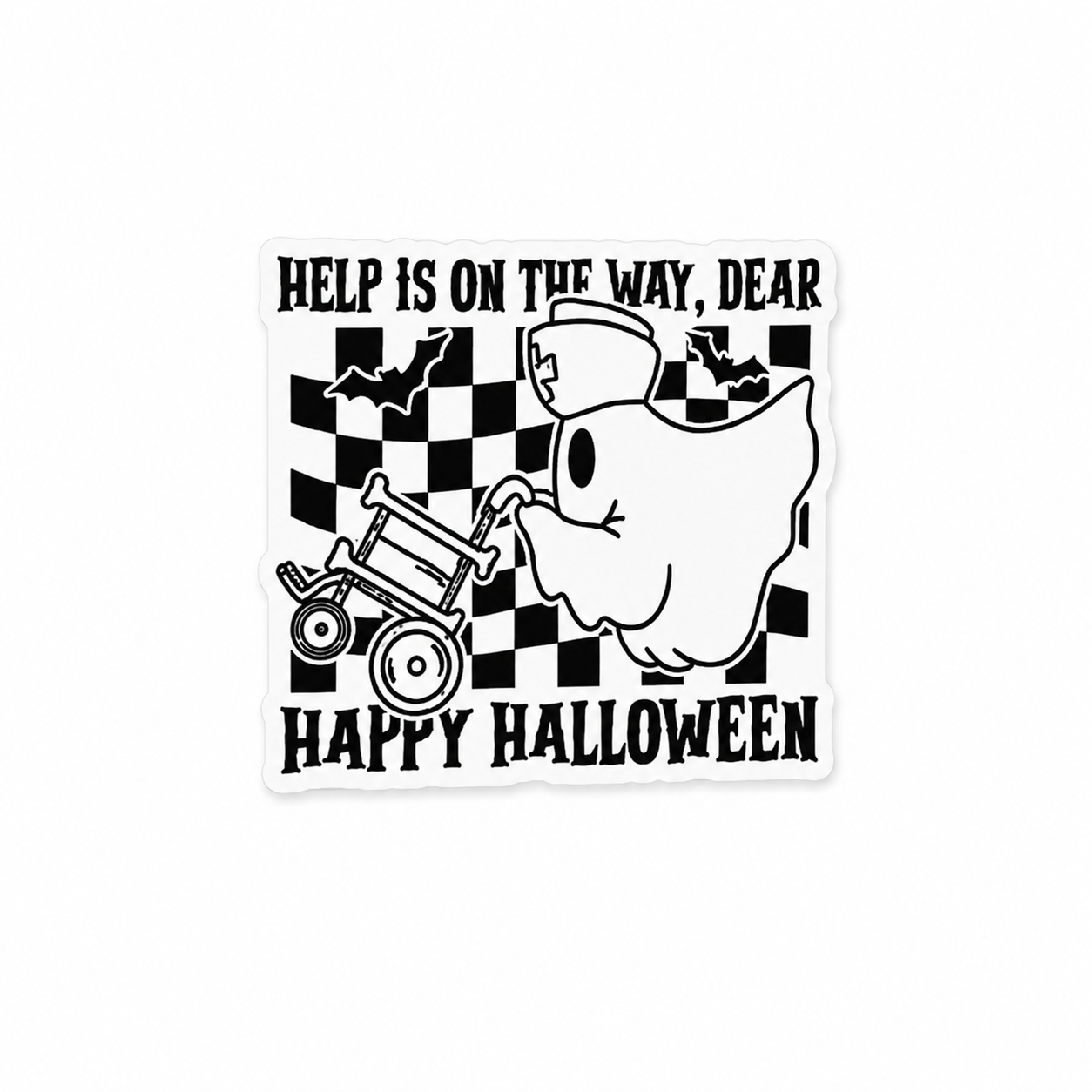 Help Is On The Way | Plastic Add-On - BadgeSmith