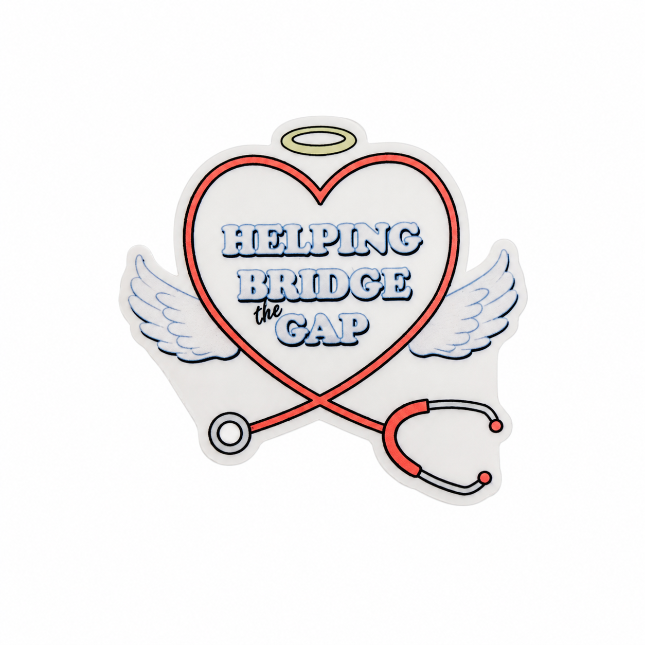 Helping Bridge the Gap | Plastic Add-On - BadgeSmith