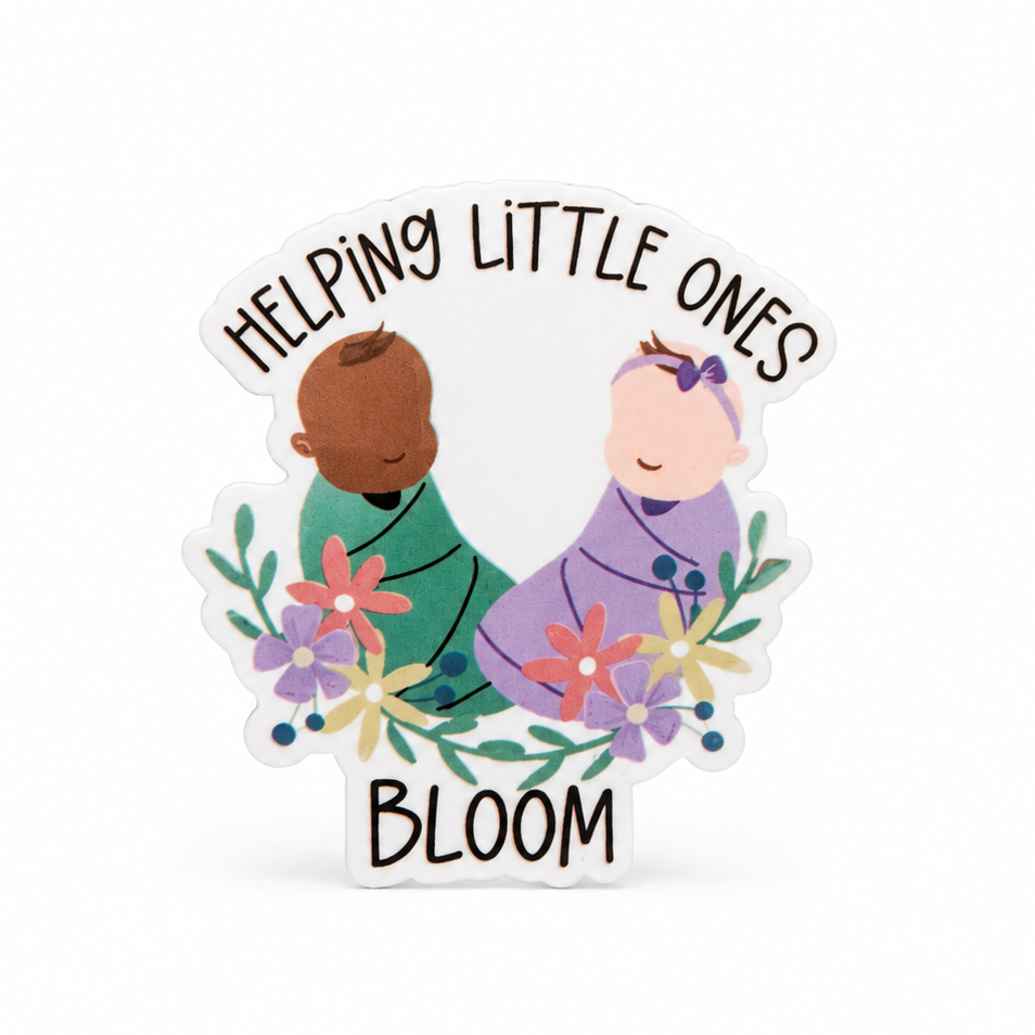 Helping Little Ones Bloom | Plastic Add-On - BadgeSmith
