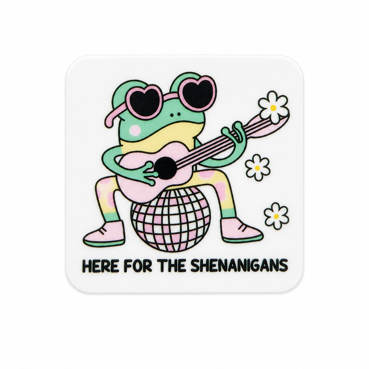 Here for the Shenanigans | Plastic Add-On - BadgeSmith