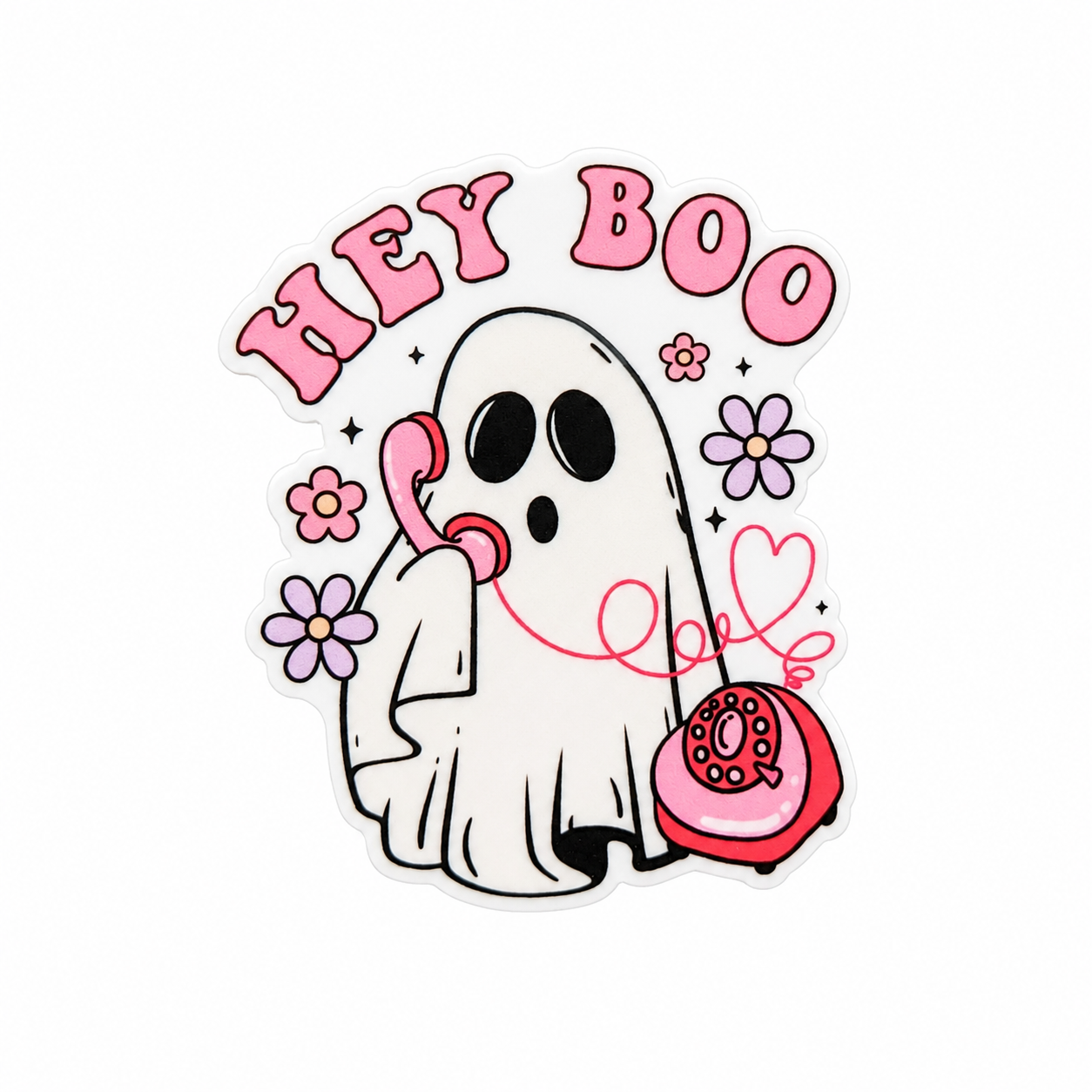 Hey Boo | Plastic Add-On - BadgeSmith