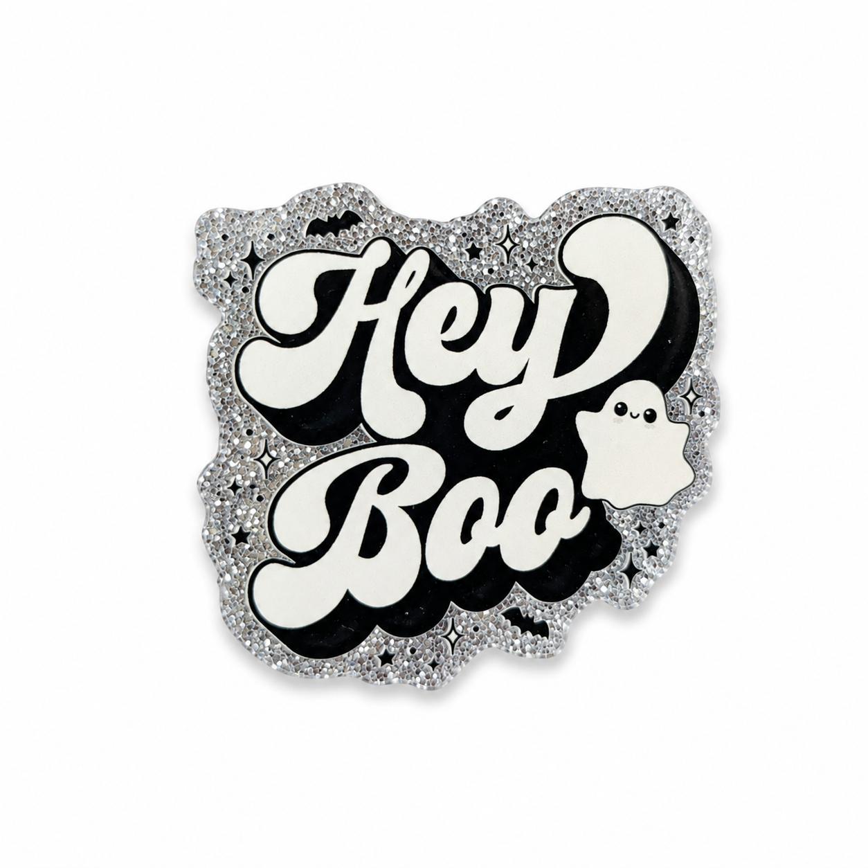 Hey Boo | Plastic Add-On - BadgeSmith