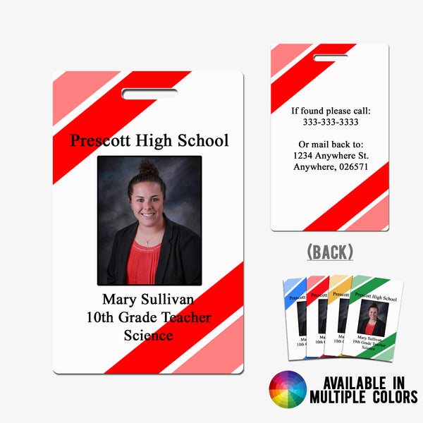 High School Teacher Badge - Educator Identification - BadgeSmith