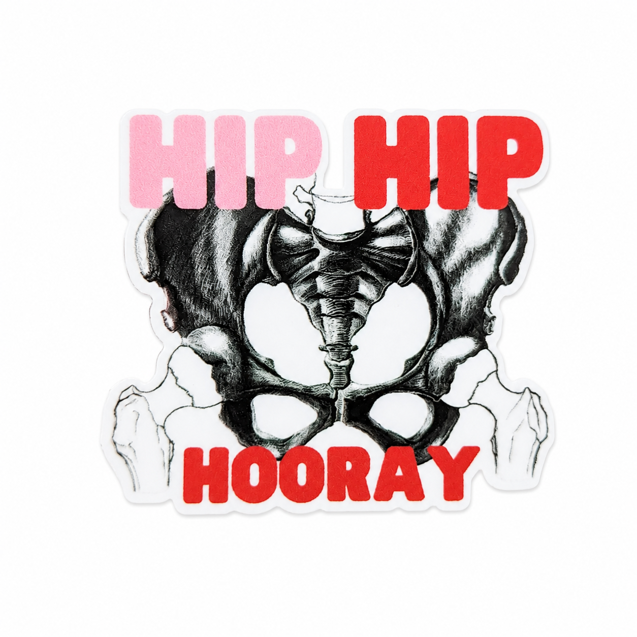 Hip Hip Hooray | Plastic Add-On - BadgeSmith