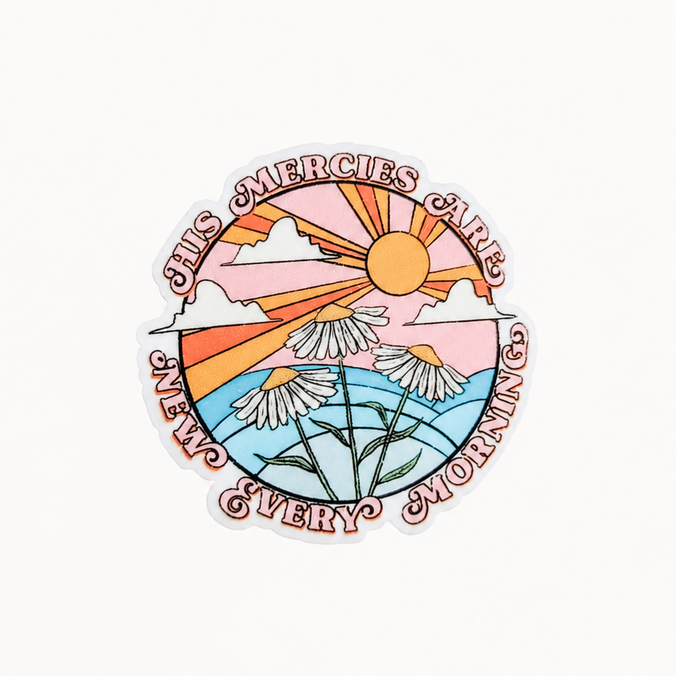 His Mercies Are New Every Morning | Plastic Add-On - BadgeSmith