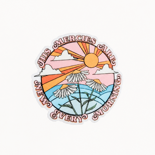 His Mercies Are New Every Morning | Plastic Add-On - BadgeSmith