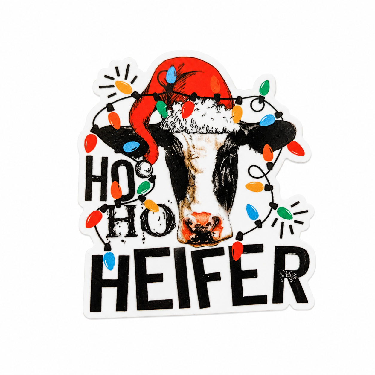 Ho Ho Heifer | Plastic Add-On - BadgeSmith