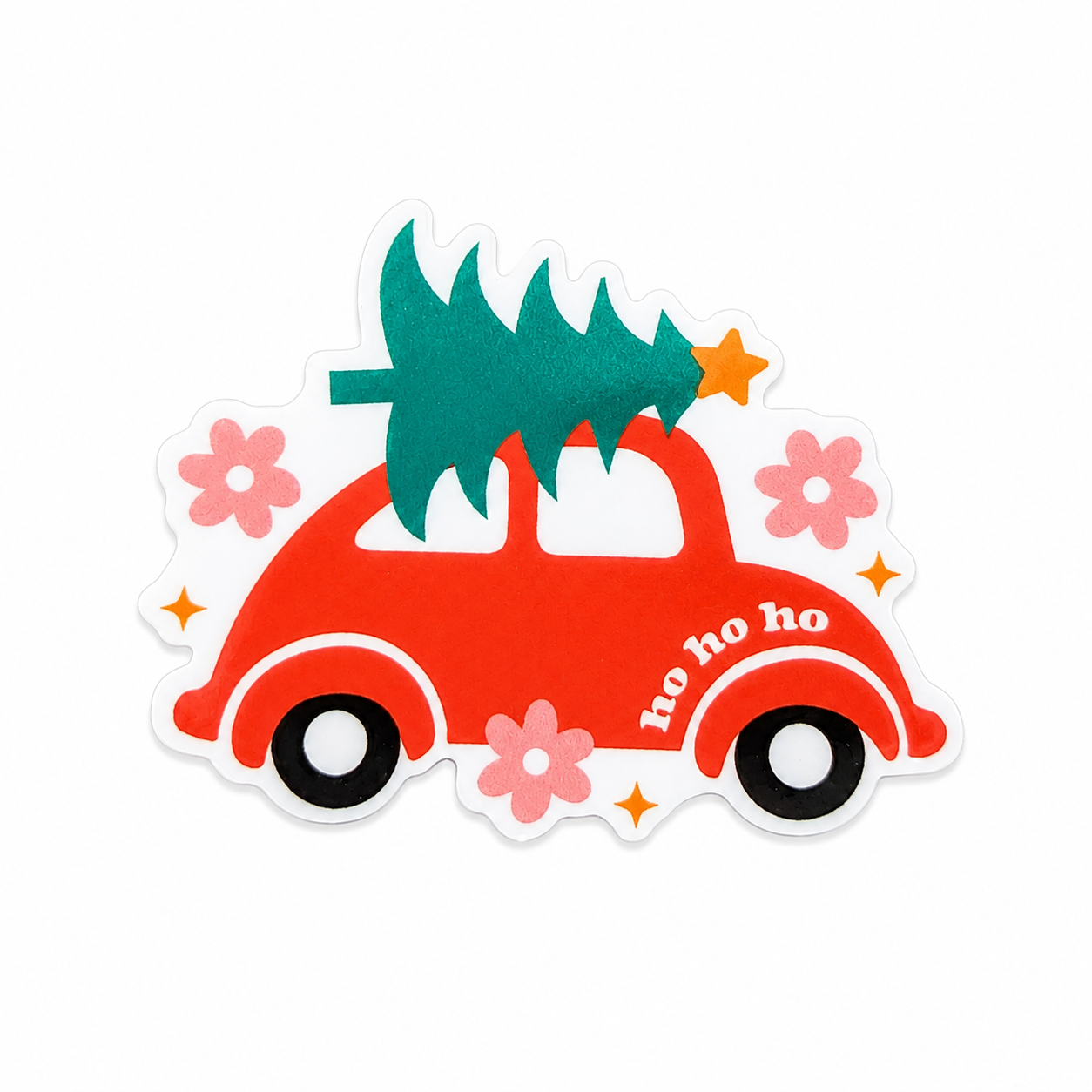 Ho Ho Ho Christmas | Plastic Add-On - BadgeSmith
