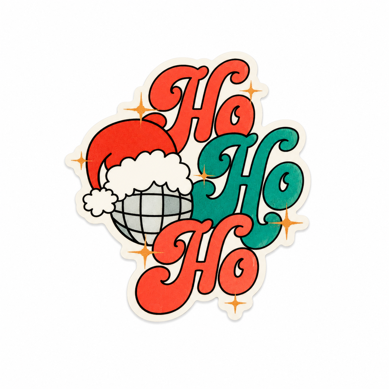 Ho Ho Ho Disco | Plastic Add-On - BadgeSmith