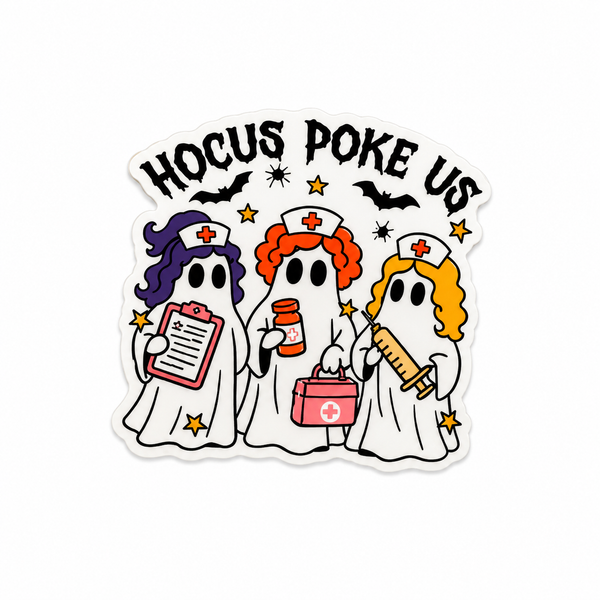 Ghost Nurse | Plastic Add-On - BadgeSmith