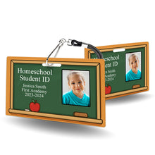 Load image into Gallery viewer, homeschool-student-id-card-chalkboard
